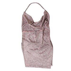 NWT Shein SXY Pink Sparkle Halter Dress